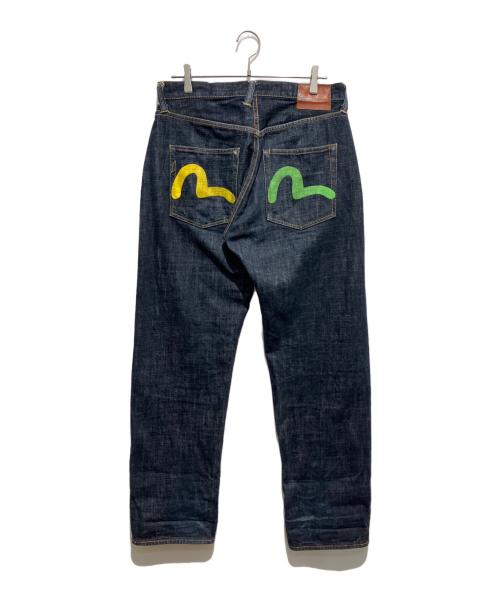 EVISU（エヴィス）EVISU (エヴィス) 両面カモメデニムパンツ インディゴ サイズ:34の古着・服飾アイテム