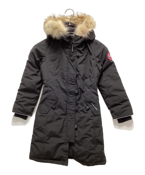 CANADA GOOSE（カナダグース）CANADA GOOSE (カナダグース) Youth Brittania Parka ブラック サイズ:S 未使用品の古着・服飾アイテム