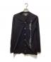 COMME des GARCONS HOMME PLUS（コムデギャルソンオムプリュス）の古着「スタッズニットカーディガン」｜ブラック