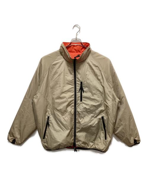 PWA（プア）PWA (プア) TWO FACE PUFFY JACKET ベージュ サイズ:Lの古着・服飾アイテム
