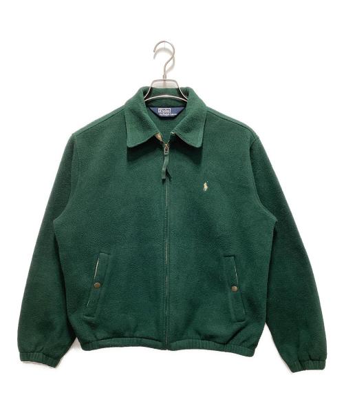POLO RALPH LAUREN（ポロ・ラルフローレン）POLO RALPH LAUREN (ポロ・ラルフローレン) フリーススイングトップ グリーン サイズ:Mの古着・服飾アイテム