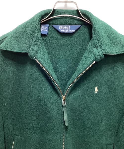 POLO RALPH LAUREN（ポロ・ラルフローレン）POLO RALPH LAUREN (ポロ・ラルフローレン) フリーススイングトップ グリーン サイズ:Mの古着・服飾アイテム