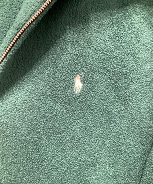 POLO RALPH LAUREN（ポロ・ラルフローレン）POLO RALPH LAUREN (ポロ・ラルフローレン) フリーススイングトップ グリーン サイズ:Mの古着・服飾アイテム