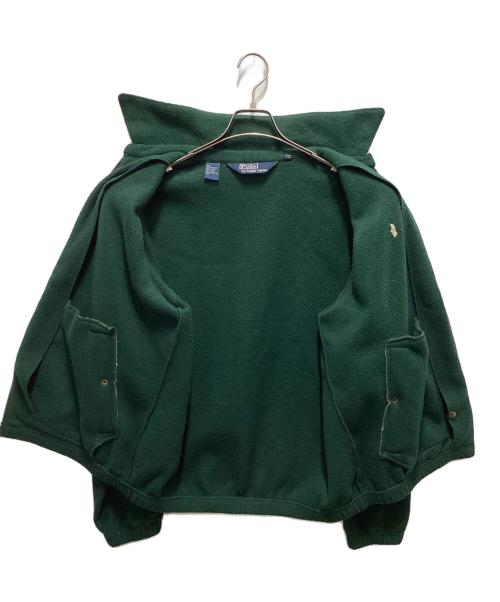 POLO RALPH LAUREN（ポロ・ラルフローレン）POLO RALPH LAUREN (ポロ・ラルフローレン) フリーススイングトップ グリーン サイズ:Mの古着・服飾アイテム