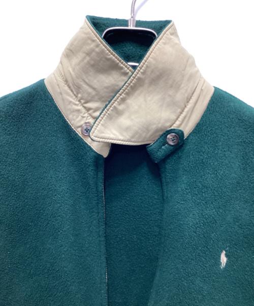 POLO RALPH LAUREN（ポロ・ラルフローレン）POLO RALPH LAUREN (ポロ・ラルフローレン) フリーススイングトップ グリーン サイズ:Mの古着・服飾アイテム
