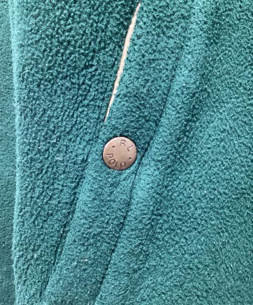 POLO RALPH LAUREN（ポロ・ラルフローレン）POLO RALPH LAUREN (ポロ・ラルフローレン) フリーススイングトップ グリーン サイズ:Mの古着・服飾アイテム