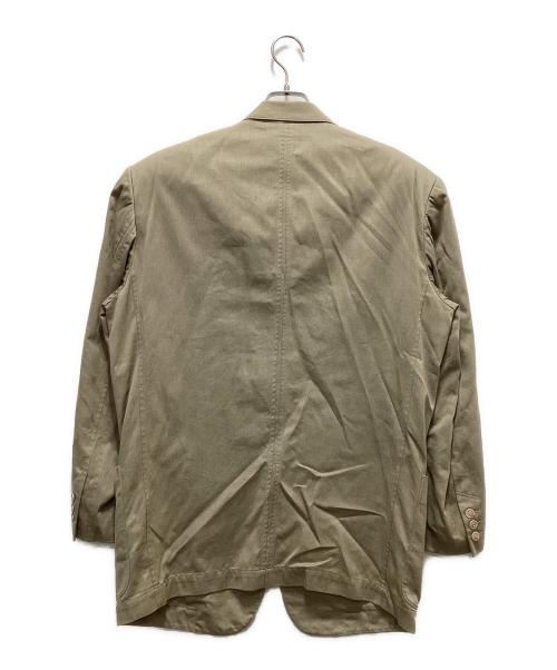 ISSEY MIYAKE（イッセイミヤケ）ISSEY MIYAKE (イッセイミヤケ) コットンツイルテーラードジャケット ベージュ サイズ:Ｌの古着・服飾アイテム