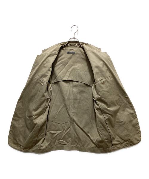 ISSEY MIYAKE（イッセイミヤケ）ISSEY MIYAKE (イッセイミヤケ) コットンツイルテーラードジャケット ベージュ サイズ:Ｌの古着・服飾アイテム