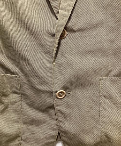 ISSEY MIYAKE（イッセイミヤケ）ISSEY MIYAKE (イッセイミヤケ) コットンツイルテーラードジャケット ベージュ サイズ:Ｌの古着・服飾アイテム
