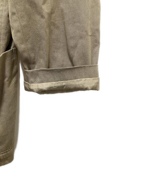 ISSEY MIYAKE（イッセイミヤケ）ISSEY MIYAKE (イッセイミヤケ) コットンツイルテーラードジャケット ベージュ サイズ:Ｌの古着・服飾アイテム