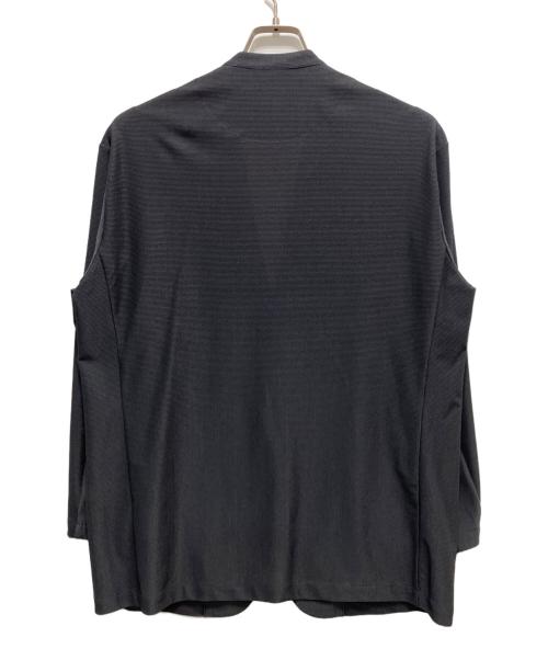 BLACK LABEL CRESTBRIDGE（ブラックレーベル クレストブリッジ）BLACK LABEL CRESTBRIDGE (ブラックレーベル クレストブリッジ) ライトメッシュカーディガン グレー サイズ:Mの古着・服飾アイテム