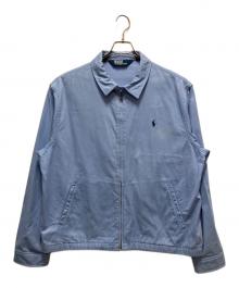 POLO RALPH LAUREN（ポロ・ラルフローレン）の古着「スイングトップ」｜スカイブルー