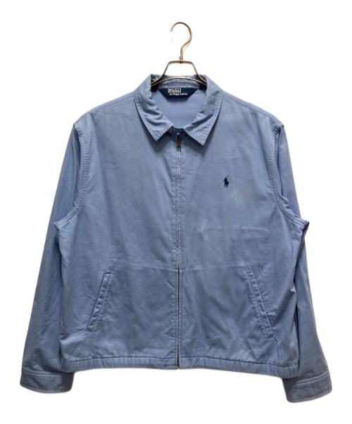 POLO RALPH LAUREN（ポロ・ラルフローレン）POLO RALPH LAUREN (ポロ・ラルフローレン) スイングトップ スカイブルー サイズ:Lの古着・服飾アイテム