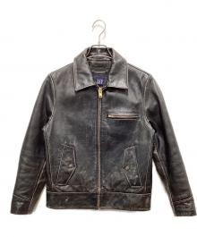 GAP（ギャップ）の古着「レザージャケット」｜ブラウン