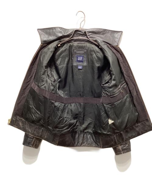 GAP（ギャップ）GAP (ギャップ) レザージャケット ブラウン サイズ:XSの古着・服飾アイテム