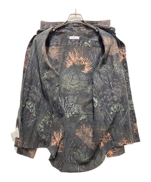 ETRO（エトロ）ETRO (エトロ) 柄シャツ ブラウン サイズ:Lの古着・服飾アイテム