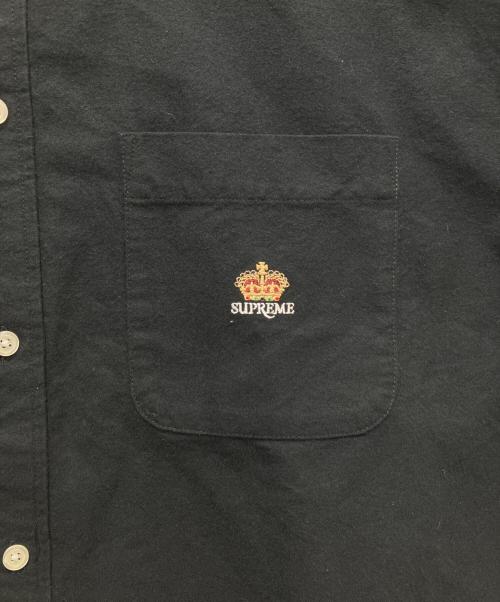 SUPREME（シュプリーム）SUPREME (シュプリーム) Loose Fit Flannel Oxford shirt ブラック サイズ:Lの古着・服飾アイテム