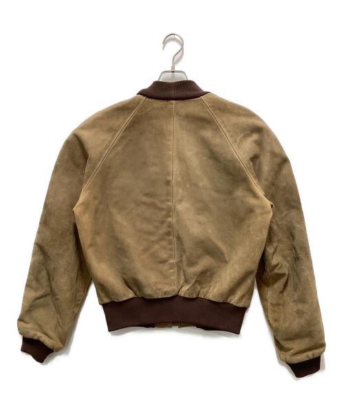 VANSON（バンソン）VANSON (バンソン) スウェードブルゾン ブラウン サイズ:40の古着・服飾アイテム