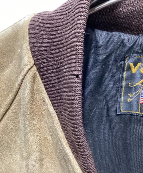 VANSON（バンソン）VANSON (バンソン) スウェードブルゾン ブラウン サイズ:40の古着・服飾アイテム