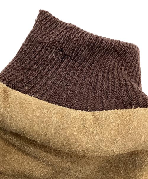 VANSON（バンソン）VANSON (バンソン) スウェードブルゾン ブラウン サイズ:40の古着・服飾アイテム