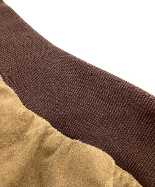 VANSON（バンソン）VANSON (バンソン) スウェードブルゾン ブラウン サイズ:40の古着・服飾アイテム