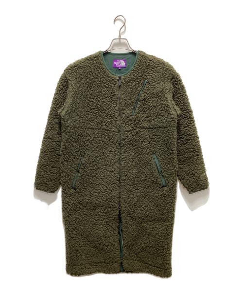 THE NORTHFACE PURPLELABEL（ザ・ノースフェイス パープルレーベル）THE NORTHFACE PURPLELABEL (ザ・ノースフェイス パープルレーベル) ウールボアフリースフィールドロングコート グリーン サイズ:Sの古着・服飾アイテム