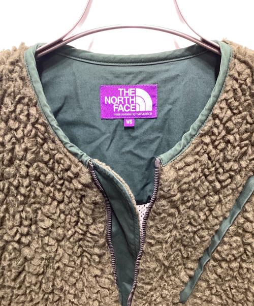 THE NORTHFACE PURPLELABEL（ザ・ノースフェイス パープルレーベル）THE NORTHFACE PURPLELABEL (ザ・ノースフェイス パープルレーベル) ウールボアフリースフィールドロングコート グリーン サイズ:Sの古着・服飾アイテム