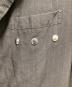 中古・古着 COMME des GARCONS HOMME DEUX (コムデギャルソン オム ドゥ) ポリ縮絨スナップボタンストライプテーラードジャケット ブラック サイズ:S：30000円