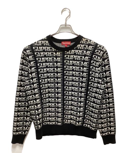 SUPREME（シュプリーム）Supreme (シュプリーム) Repeat Sweater ブラック サイズ:Sの古着・服飾アイテム