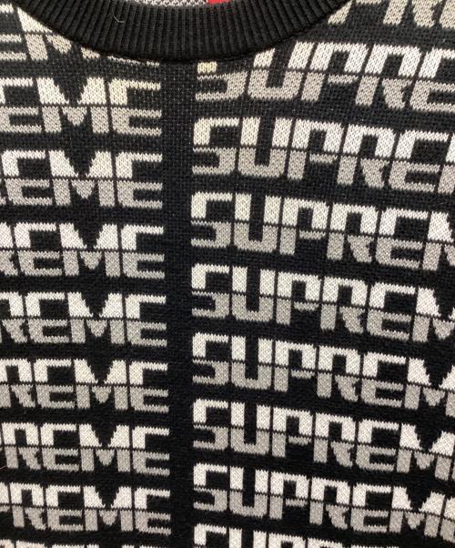 SUPREME（シュプリーム）Supreme (シュプリーム) Repeat Sweater ブラック サイズ:Sの古着・服飾アイテム