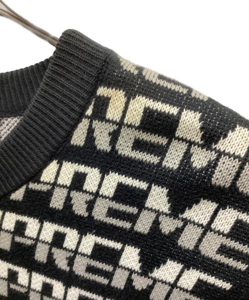 SUPREME（シュプリーム）Supreme (シュプリーム) Repeat Sweater ブラック サイズ:Sの古着・服飾アイテム