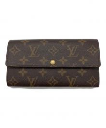 LOUIS VUITTON（ルイ ヴィトン）の古着「長財布」｜ブラウン