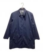 DESCENTE ALLTERRAINデザイント オルテライン）の古着「ナイロンステンカラーコート」｜ネイビー