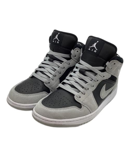 NIKE（ナイキ）NIKE (ナイキ) エア ジョーダン 1 MID グレー サイズ:26の古着・服飾アイテム