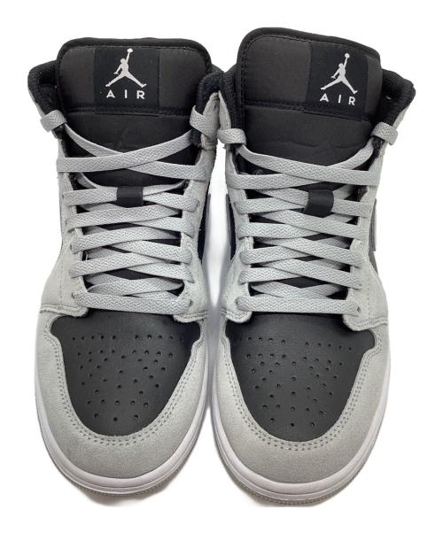 NIKE（ナイキ）NIKE (ナイキ) エア ジョーダン 1 MID グレー サイズ:26の古着・服飾アイテム
