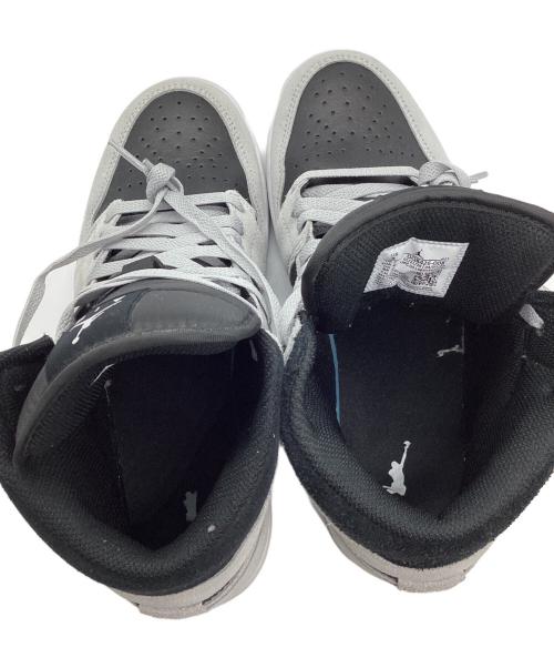 NIKE（ナイキ）NIKE (ナイキ) エア ジョーダン 1 MID グレー サイズ:26の古着・服飾アイテム