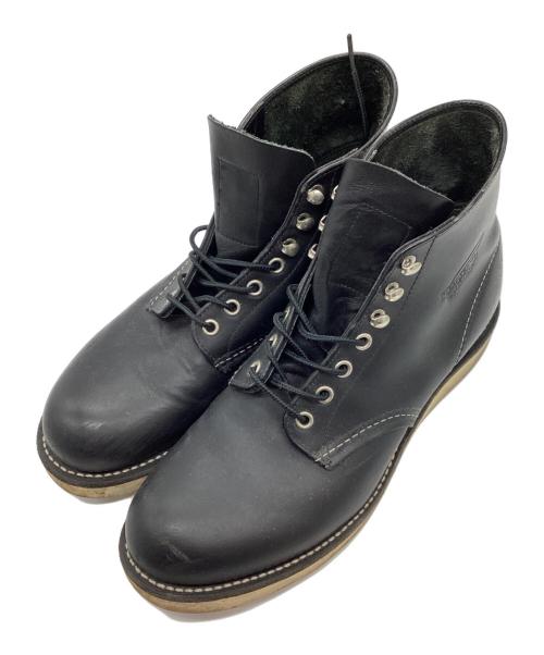 RED WING（レッドウィング）RED WING (レッドウィング) 6インチ クラシックラウンド ブラック サイズ:9D(27㎝）の古着・服飾アイテム