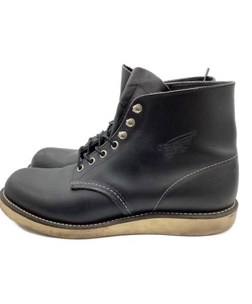 RED WING（レッドウィング）RED WING (レッドウィング) 6インチ クラシックラウンド ブラック サイズ:9D(27㎝）の古着・服飾アイテム