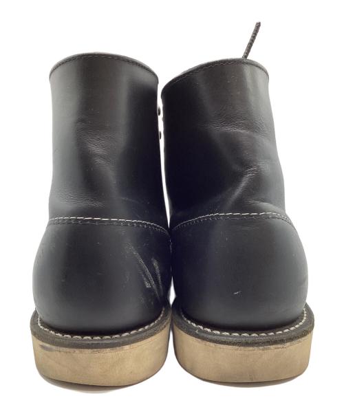 RED WING（レッドウィング）RED WING (レッドウィング) 6インチ クラシックラウンド ブラック サイズ:9D(27㎝）の古着・服飾アイテム