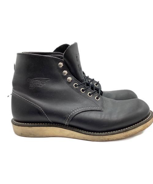 RED WING（レッドウィング）RED WING (レッドウィング) 6インチ クラシックラウンド ブラック サイズ:9D(27㎝）の古着・服飾アイテム