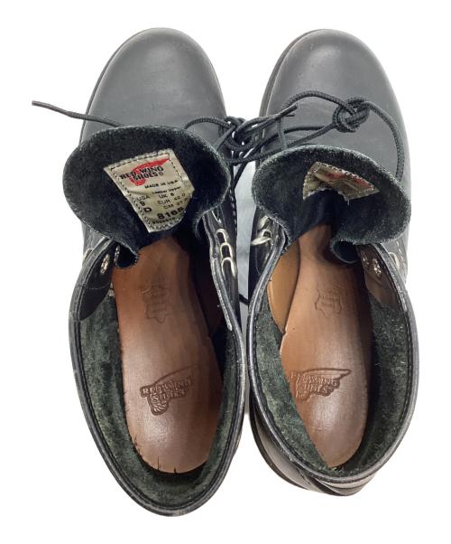 RED WING（レッドウィング）RED WING (レッドウィング) 6インチ クラシックラウンド ブラック サイズ:9D(27㎝）の古着・服飾アイテム