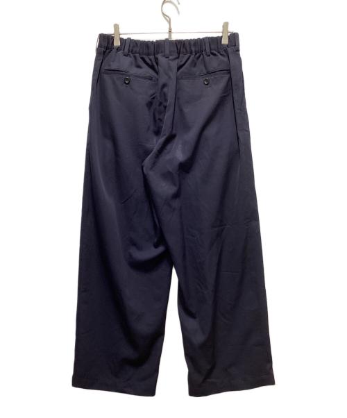Graphpaper（グラフペーパー）Graphpaper (グラフペーパー) Scale Off Wool Wide Slacks ネイビー サイズ:1の古着・服飾アイテム
