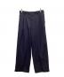 Graphpaper（グラフペーパー）の古着「Scale Off Wool Wide Slacks」｜ネイビー
