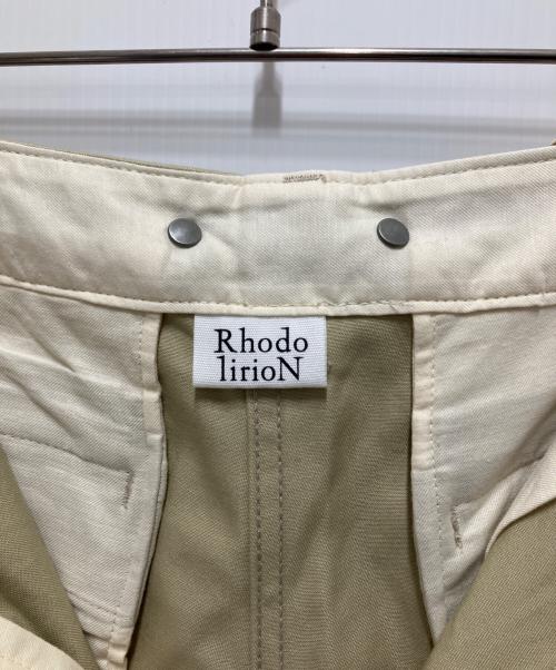 Rhodon（ロードン）Rhodon (ロードン) コットン チノ クロス サスペンダー パンツ ベージュ サイズ:Sの古着・服飾アイテム