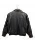 CROFT&BARROW (クロフトアンドバロー) レザードリズラージャケット ブラック サイズ:M：18000円
