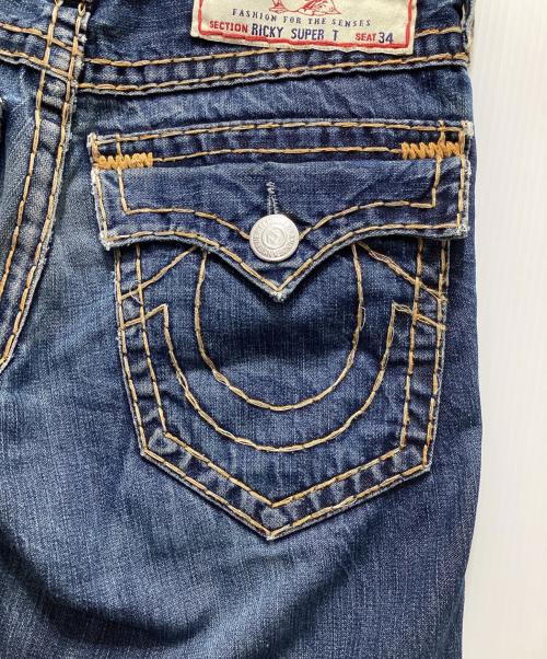 TRUE RELIGION（トゥルー レリジョン）TRUE RELIGION (トゥルー レリジョン) RICKY SUPER デニムパンツ インディゴ サイズ:29の古着・服飾アイテム