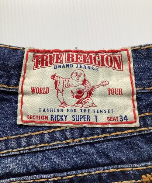 TRUE RELIGION（トゥルー レリジョン）TRUE RELIGION (トゥルー レリジョン) RICKY SUPER デニムパンツ インディゴ サイズ:29の古着・服飾アイテム