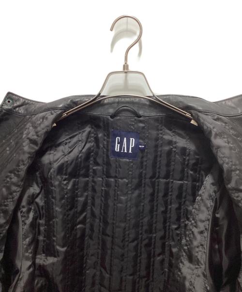 GAP（ギャップ）GAP (ギャップ) 00`sシングルライダースジャケット ブラック サイズ:XSの古着・服飾アイテム