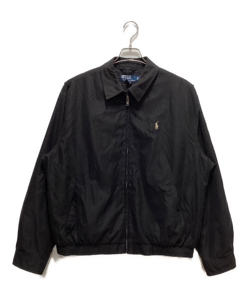 POLO RALPH LAUREN（ポロ・ラルフローレン）POLO RALPH LAUREN (ポロ・ラルフローレン) スイングトップ ブラック サイズ:Lの古着・服飾アイテム