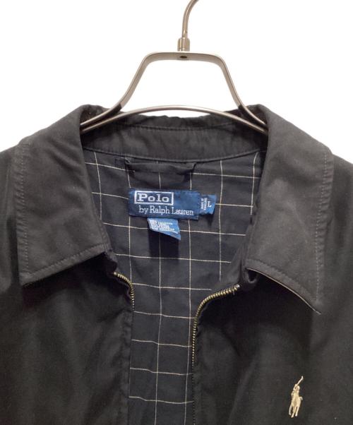 POLO RALPH LAUREN（ポロ・ラルフローレン）POLO RALPH LAUREN (ポロ・ラルフローレン) スイングトップ ブラック サイズ:Lの古着・服飾アイテム